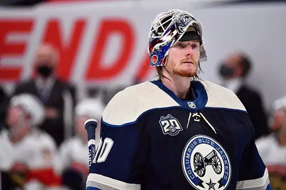 Joonas Korpisalo nautti NHL-paluustaan vaikka vi**ttikin Joonas Korpisalo nautti NHL-paluustaan vaikka vi**ttikin