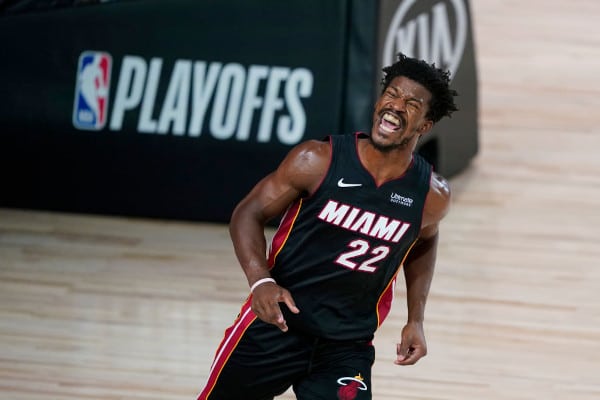 Jimmy Butler hurjastelutuulella - Miami Heat vei ratkaisun seiskapeliin NBA:ssa Jimmy Butler hurjastelutuulella – Miami Heat vei ratkaisun seiskapeliin NBA:ssa