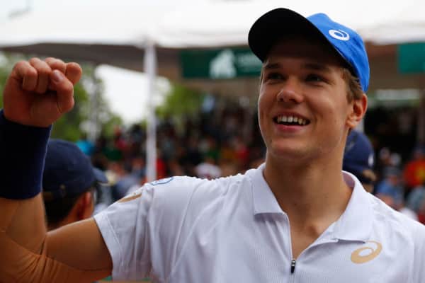 Otto Virtanen mahtavassa vedossa Wimbledonissa Otto Virtanen mahtavassa vedossa Wimbledonissa