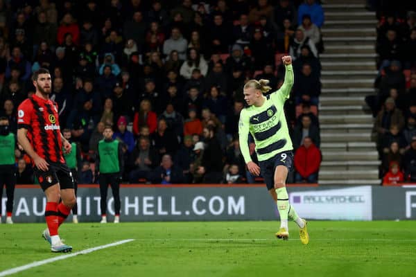 Manchester City otti ison askeleen kohti mestaruutta - Erling Haaland loisti Manchester City otti ison askeleen kohti mestaruutta – Erling Haaland loisti