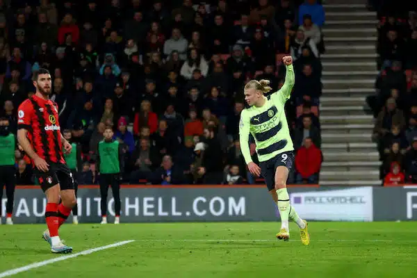Manchester City ei antanut armoa - Erling Haaland rikkoi seuraennätyksen Manchester City ei antanut armoa – Erling Haaland rikkoi seuraennätyksen