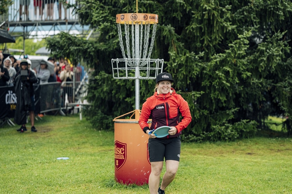 Heidi Laineelle uran paras frisbeegolfin major-sijoitus Heidi Laineelle uran paras frisbeegolfin major-sijoitus