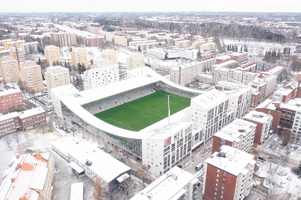Tampereella uusi hieno stadion ei täyttynytkään Tampereella uusi hieno stadion ei täyttynytkään