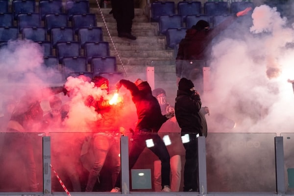 Rooman jalkapalloderby lähti lapasesta Rooman jalkapalloderby lähti lapasesta